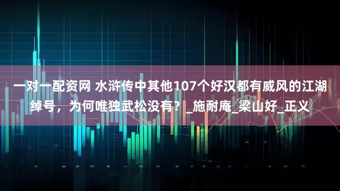 一对一配资网 水浒传中其他107个好汉都有威风的江湖绰号，为何唯独武松没有？_施耐庵_梁山好_正义